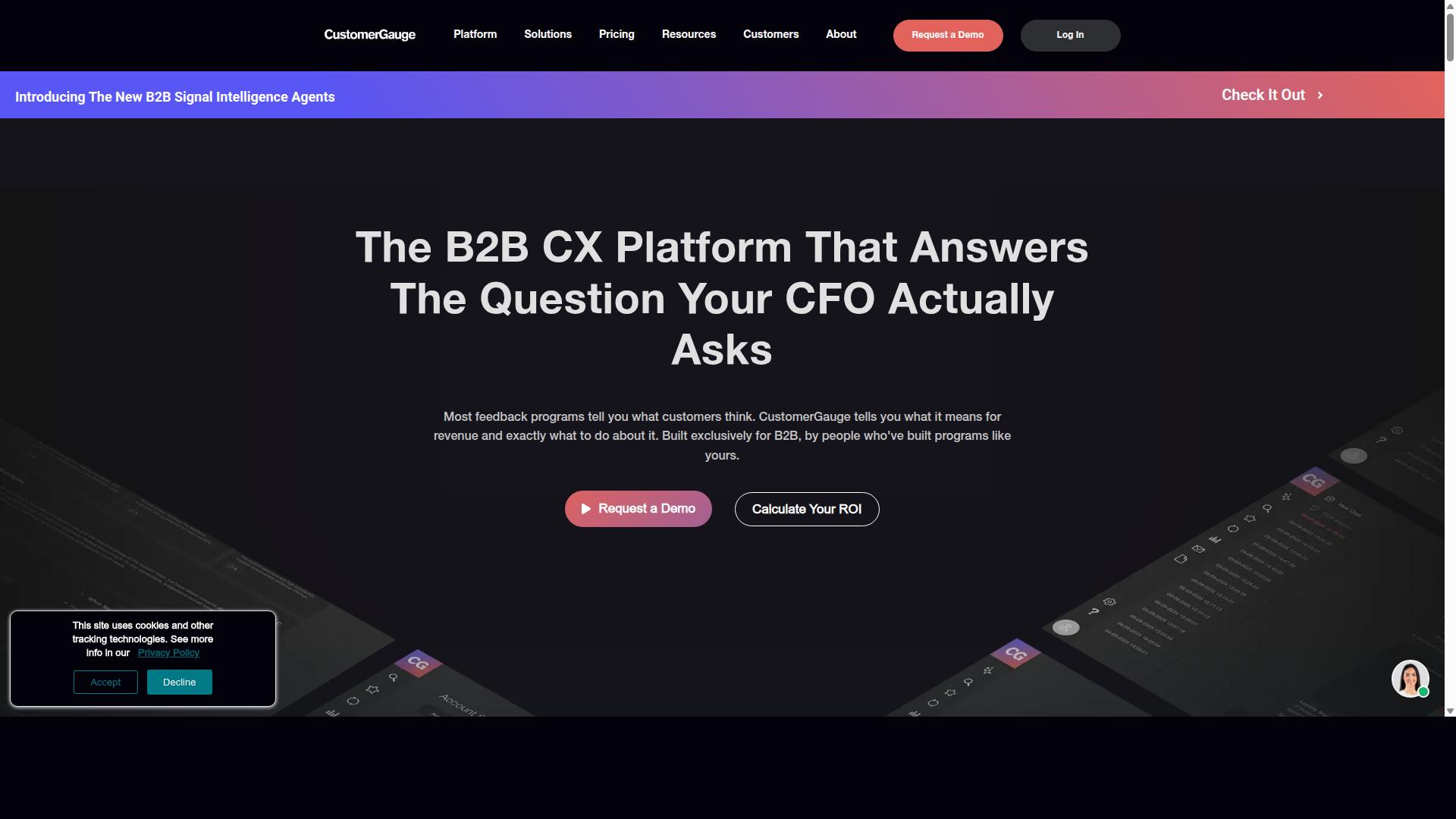 CustomerGauge website